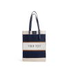 Large | WeProduce Market Bag In Collegiate Blue Chenille With Adjustable Handle