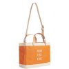 Small | WeProduce Petite Market Bag In Citrus With Strap