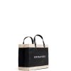 Small | WeProduce Petite Market Bag In Black With "Errands"