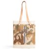 Medium | WeProduce Market Tote In Safari With Black Monogram