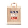 Large | WeProduce Market Bag In Natural For Clare V. "Merci Beau Coup"