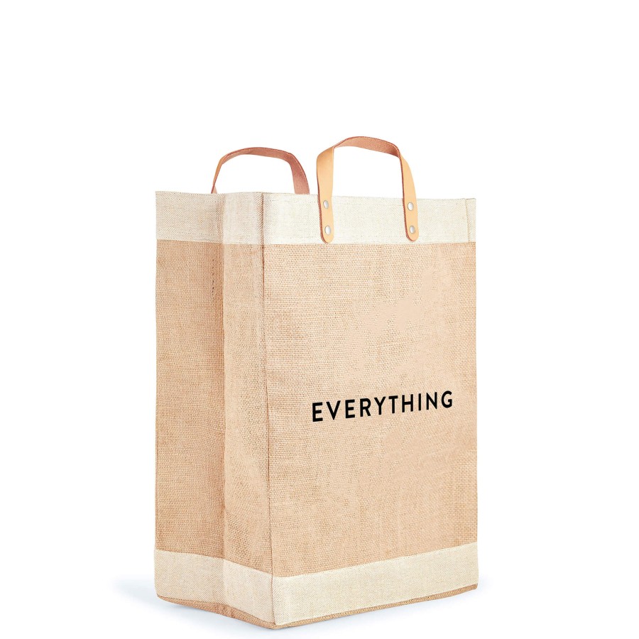 Large | WeProduce Market Bag In Natural With "Everything"