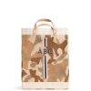 Large | WeProduce Market Bag In Safari With Black Monogram