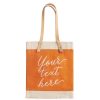 Medium | Kylie Yoshida Market Tote In Citrus With Calligraphy