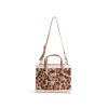 Small | WeProduce Petite Market Bag In Cheetah Print With Strap