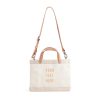 Small | WeProduce Petite Market Bag In White With Strap