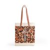 Medium | WeProduce Market Tote In Cheetah Print With Monogram