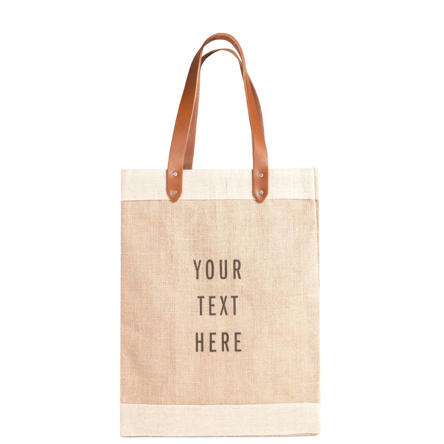 Large | WeProduce Market Bag In Natural With Long Handle