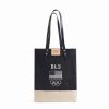 Medium | WeProduce Wine Tote In Black For Team Usa "Black And White"