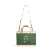 Small | WeProduce Petite Market Bag In Field Green With Strap