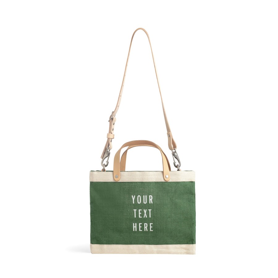 Small | WeProduce Petite Market Bag In Field Green With Strap