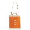 Large | WeProduce Market Bag In Citrus With Strap