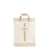 Large | WeProduce Market Bag In White With Monogram