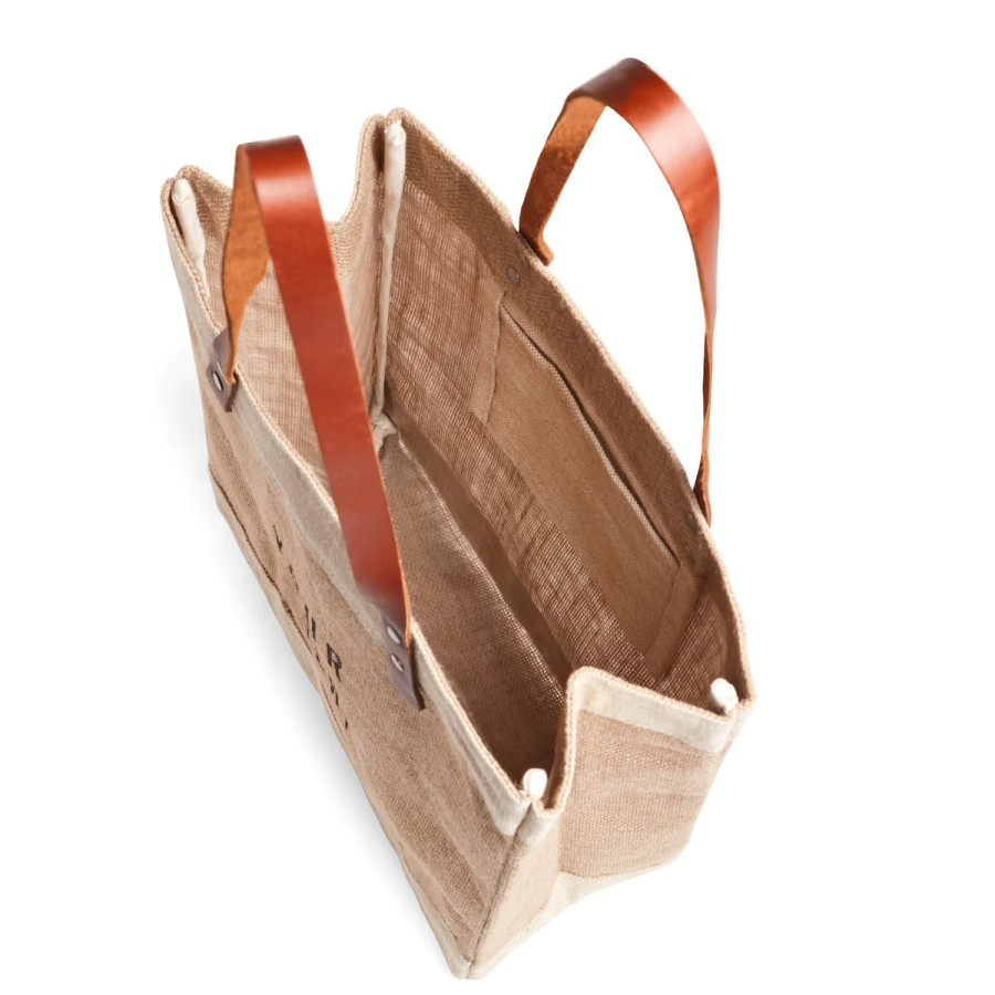 Medium | WeProduce Market Tote In Natural Wildflower By Amy Logsdon