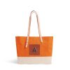 Medium | WeProduce Shoulder Market Bag In Citrus "Alphabet Collection"