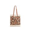 Medium | James Cardenas Market Tote In Cheetah With Embroidery