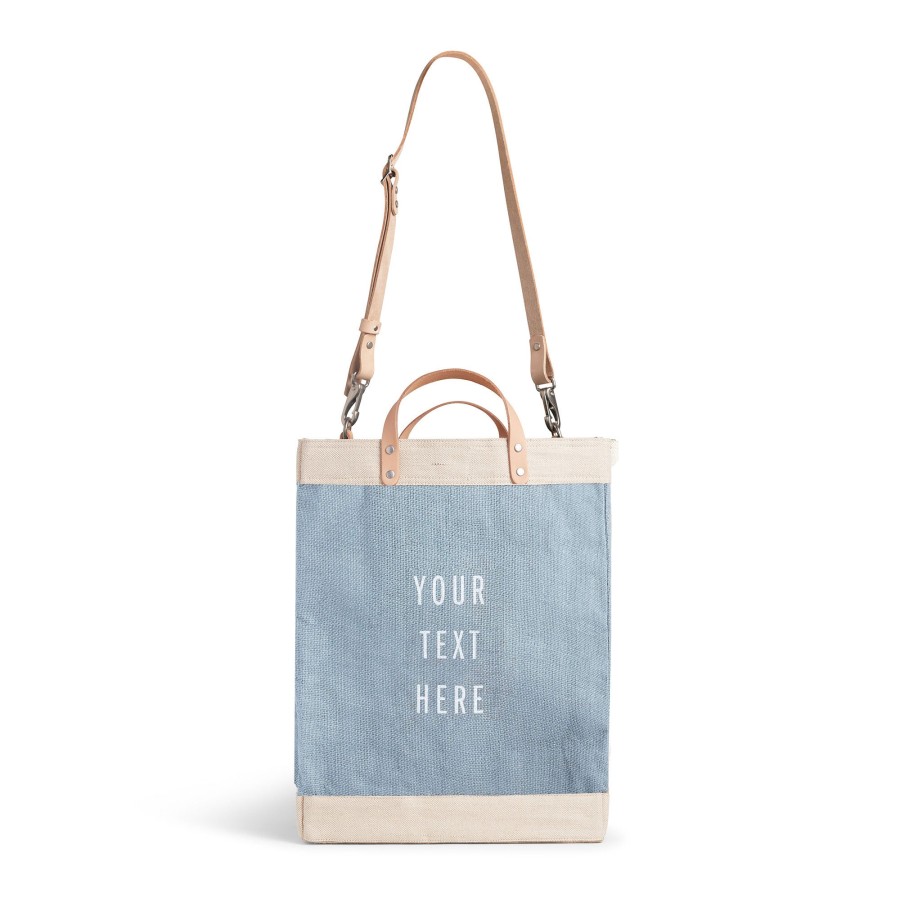 Large | WeProduce Market Bag In Cool Gray With Strap