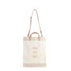 Large | WeProduce Market Bag In White With Strap