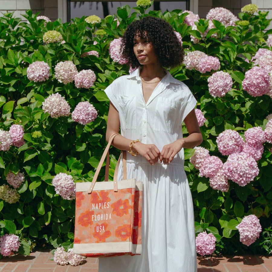 Medium | WeProduce Market Tote In Bloom By Liesel Plambeck